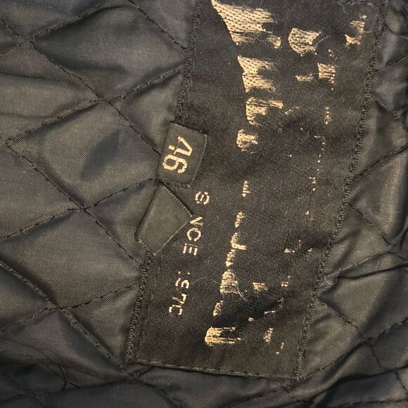 Easy Rider Vintage Heavy Black Leather Fringe Lined Jacket - Picture 9 of 12